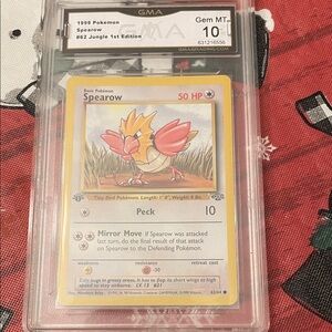 Pokemon Spearow Card - Jungle 1st Edition